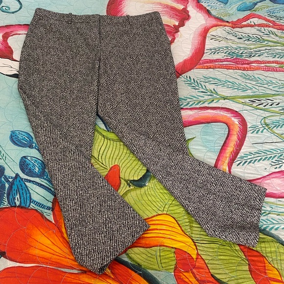 NWOT Theory Women’s Treeca 2 Willon Jacquard Mid Rise Pants Size 10. - Picture 6 of 10